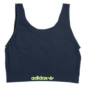 adidas Womens Smart & Novel Brami Bralette 4A3H67 Night Blue Size M Athleisure